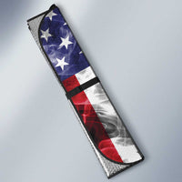 United States Guam Auto Sun Shade USA Eagle Guahan Seal Bougainvillea - Polynesian Pride