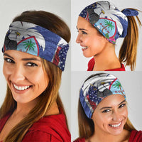 United States Guam Neck Gaiter USA Eagle Guahan Seal Bougainvillea LT14 - Polynesian Pride