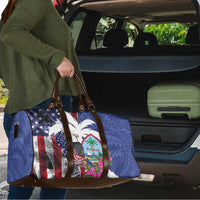 United States Guam Travel Bag USA Eagle Guahan Seal Bougainvillea - Polynesian Pride