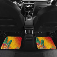 Papua New Guinea Independence Day Car Mats 50th Anniversary Unity in Diversity LT14 Set 2pcs - Back Red - Polynesian Pride