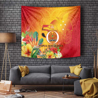 Papua New Guinea Independence Day Tapestry 50th Anniversary Unity in Diversity