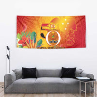 Papua New Guinea Independence Day Tapestry 50th Anniversary Unity in Diversity