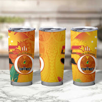 Papua New Guinea Independence Day Tumbler Cup 50th Anniversary Unity in Diversity LT14 - Polynesian Pride