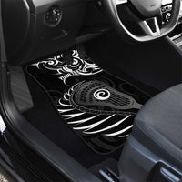 Personalised New Zealand Silver Fern Lacrosse Car Mats Aotearoa Maori Pattern LT14 - Polynesian Pride