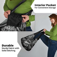 Custom New Zealand Silver Fern Rugby Grocery Bag All Black Since 1892 Aotearoa Moko Maori