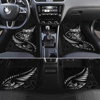 Personalised All Black New Zealand Darts Car Mats Aoteroa Fern Maori Galaxy Style