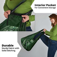 Personalised All Green New Zealand Darts Grocery Bag Aoteroa Fern Maori Galaxy Style