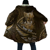 Personalised All Gold New Zealand Darts Cloak Aoteroa Fern Maori Galaxy Style - Polynesian Pride