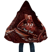 Personalised All Red New Zealand Darts Cloak Aoteroa Fern Maori Galaxy Style - Polynesian Pride