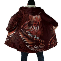 Personalised All Red New Zealand Darts Cloak Aoteroa Fern Maori Galaxy Style - Polynesian Pride