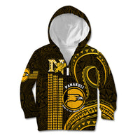 Hawaii Nanakuli High And Intermediate School Kid Hoodie Polynesian Kakau Pattern LT14 - Polynesian Pride