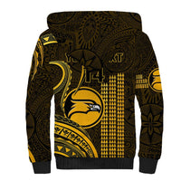 Personalised Hawaii Nanakuli High And Intermediate School Sherpa Hoodie Polynesian Kakau Pattern LT14 - Polynesian Pride