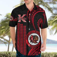 Hawaii Kahuku High And Intermediate School Hawaiian Shirt Red Raiders Kakau Pattern LT14 - Polynesian Pride