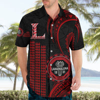 Hawaii Lahainaluna High School Hawaiian Shirt Polynesian Kakau Pattern LT14 - Polynesian Pride