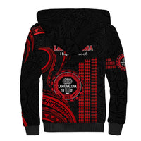 Hawaii Lahainaluna High School Sherpa Hoodie Polynesian Kakau Pattern LT14 - Polynesian Pride