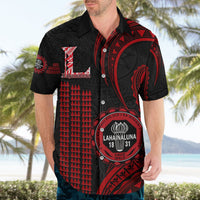 Personalised Hawaii Lahainaluna High School Hawaiian Shirt Polynesian Kakau Pattern LT14 - Polynesian Pride