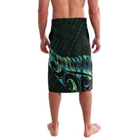 New Zealand Eel Lavalava Tuna Aotearoa Maori With Paua Shell - Turquoise LT14 - Polynesian Pride