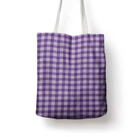 Purple Japanese Palaka Pride Tote Bag - Polynesian Pride