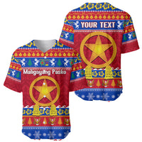Custom Philippines Christmas Baseball Jersey Filipino Parol Maligayang Pasko LT14 - Polynesian Pride