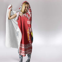 Custom Mate Maa Tonga Hooded Blanket 2024 Go Champions LT14 - Polynesian Pride