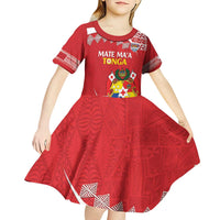 Custom Mate Maa Tonga Kid Short Sleeve Dress 2024 Go Champions