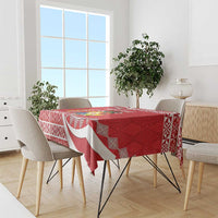 Custom Mate Maa Tonga Tablecloth 2024 Go Champions LT14 - Polynesian Pride