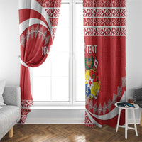 Custom Mate Maa Tonga Window Curtain 2024 Go Champions LT14 - Polynesian Pride