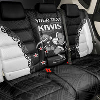 Aotearoa Rugby Custom Back Car Seat Cover Maori Kiwi - Mascot Style LT14 - Polynesian Pride