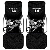 Aotearoa Rugby Custom Car Mats Maori Kiwi - Mascot Style LT14 - Polynesian Pride