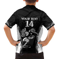 Aotearoa Rugby Custom Hawaiian Shirt Maori Kiwi - Mascot Style LT14 - Polynesian Pride