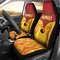 Papua New Guinea Rugby Custom Car Seat Cover Go Kumuls PNG - Polynesian Pattern