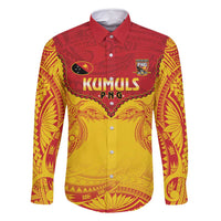 Papua New Guinea Rugby Custom Family Matching Mermaid Dress and Hawaiian Shirt Go Kumuls PNG - Polynesian Pattern