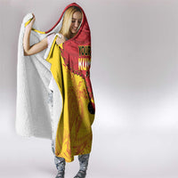 Papua New Guinea Rugby Custom Hooded Blanket Go Kumuls PNG - Polynesian Pattern LT14 - Polynesian Pride