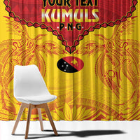 Papua New Guinea Rugby Custom Window Curtain Go Kumuls PNG - Polynesian Pattern LT14 - Polynesian Pride