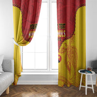 Papua New Guinea Rugby Custom Window Curtain Go Kumuls PNG - Polynesian Pattern LT14 - Polynesian Pride