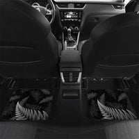 Aotearoa Silver Fern Rugby Custom Car Mats 2024 Go Kiwi LT14 Set 2pcs - Back Black - Polynesian Pride