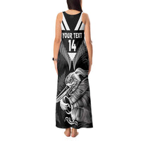 Aotearoa Silver Fern Rugby Custom Tank Maxi Dress 2024 Go Kiwi LT14 - Polynesian Pride