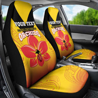 Orchids PNG Rugby Custom Car Seat Cover Go Champions Papua New Guinea LT14 - Polynesian Pride