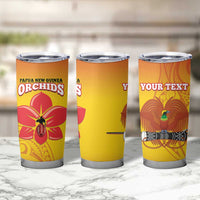 Custom Orchids PNG Rugby Tumbler Cup Go Champions Papua New Guinea LT14 - Polynesian Pride