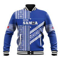 Fetu Samoa Rugby Custom Baseball Jacket Siapo Pattern - Sporty Style