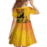 Marquesas Islands Family Matching Off Shoulder Maxi Dress and Hawaiian Shirt Marquesan Matatiki Fish Hook Patutiki LT14 - Polynesian Pride