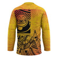Marquesas Islands Hockey Jersey Marquesan Matatiki Fish Hook Patutiki LT14 - Polynesian Pride
