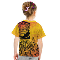 Marquesas Islands Kid T Shirt Marquesan Matatiki Fish Hook Patutiki LT14 - Polynesian Pride