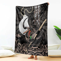 Aotearoa Hei Matau Blanket Haka Kiwi Mix Maori Mangopare LT14 - Polynesian Pride