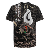 Aotearoa Hei Matau Rugby Jersey Haka Kiwi Mix Maori Mangopare LT14 - Polynesian Pride