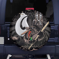 Aotearoa Hei Matau Spare Tire Cover Haka Kiwi Mix Maori Mangopare LT14 - Polynesian Pride