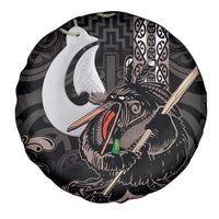 Aotearoa Hei Matau Spare Tire Cover Haka Kiwi Mix Maori Mangopare LT14 - Polynesian Pride