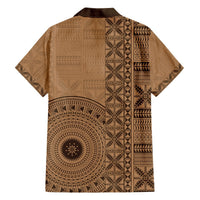 Fakaalofa Lahi Atu Niue Hawaiian Shirt Vintage Hiapo Pattern Brown Version LT14 - Polynesian Pride