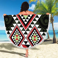 Kia Ora Aotearoa Beach Blanket 2025 Pasifika Maori Taniko Motifs LT14 - Polynesian Pride