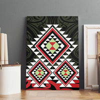 Kia Ora Aotearoa Canvas Wall Art 2025 Pasifika Maori Taniko Motifs LT14 - Polynesian Pride